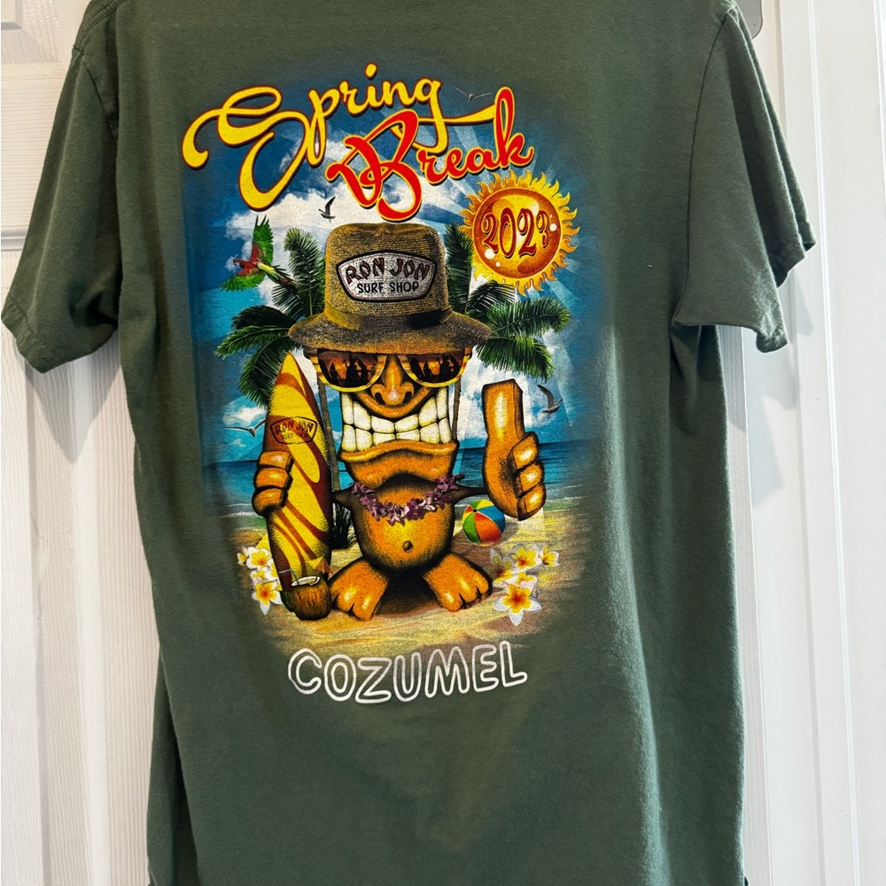 Green Cozumel Graphic T-Shirt